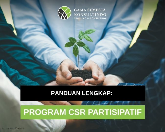 ilustrasi tim perusahaan berdiskusi dengan masyarakat dalam forum partisipatif