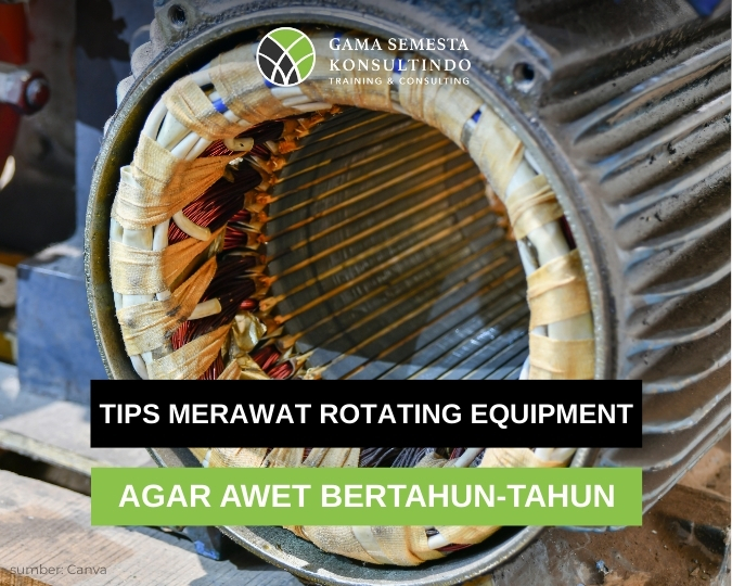 teknisi melakukan maintenance rotating equipment